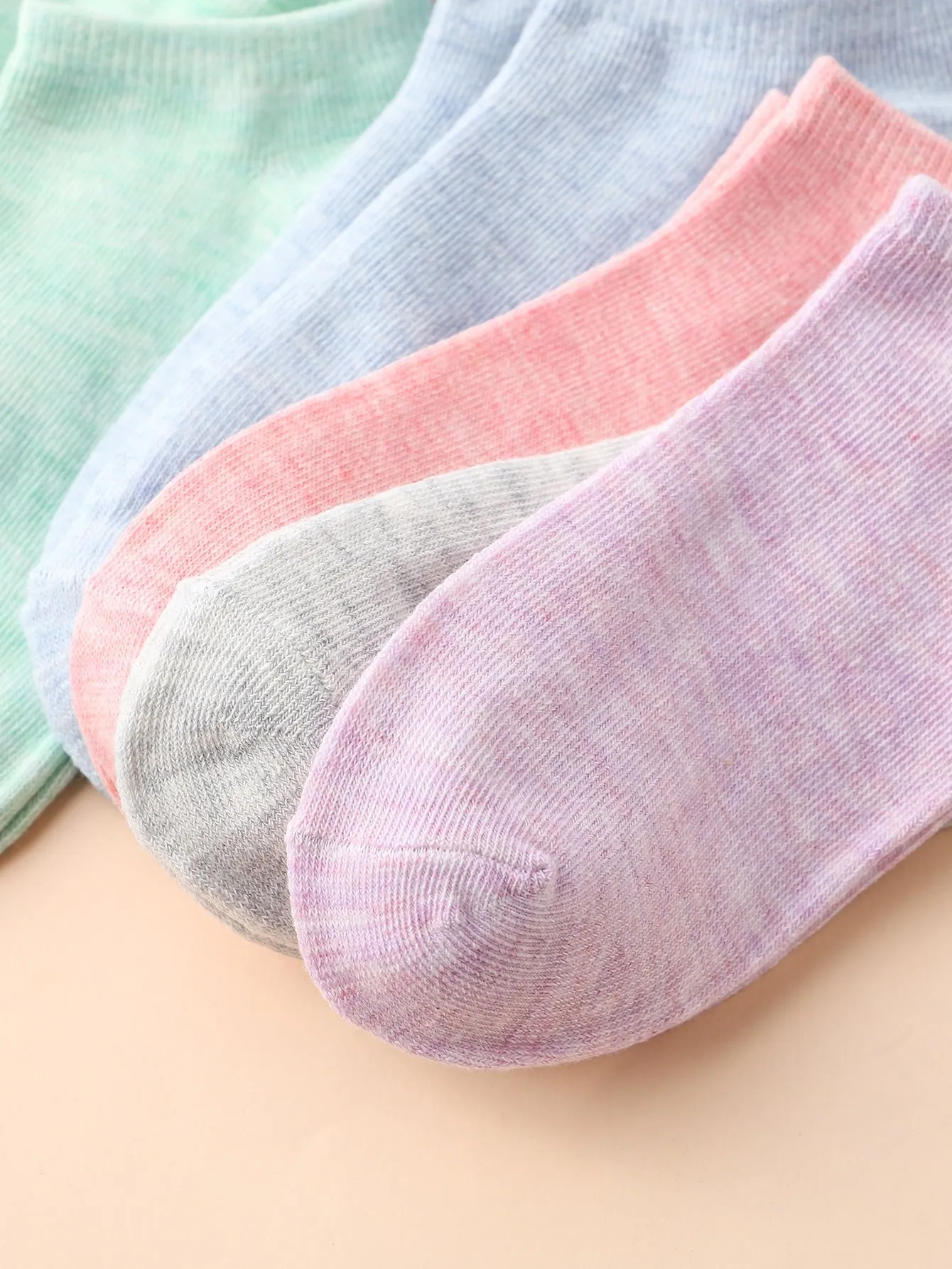 14pairs Solid Ankle Socks