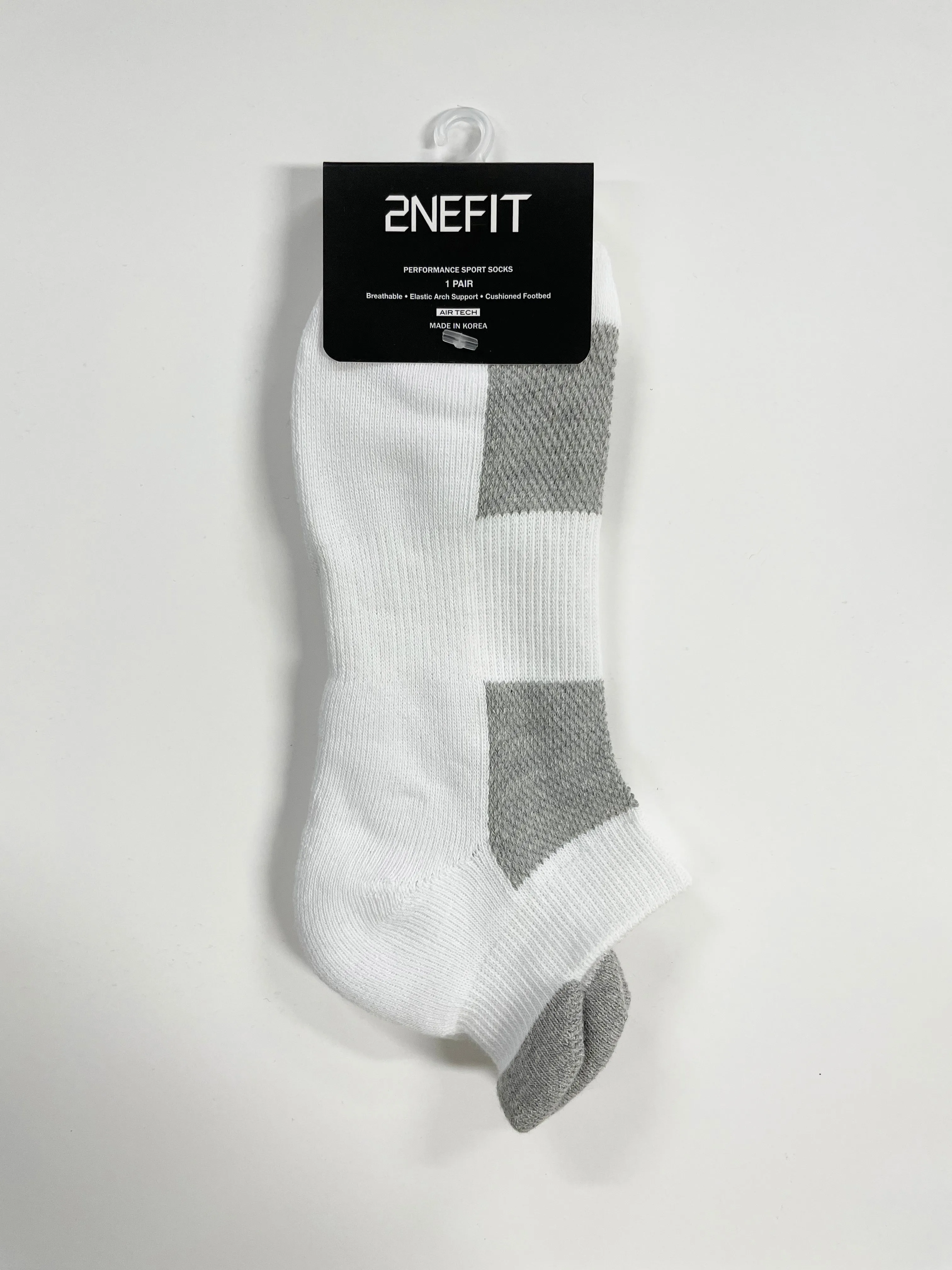 2NEFIT Men's Sports Cotton Half Cushion Ankle socks 1-pair