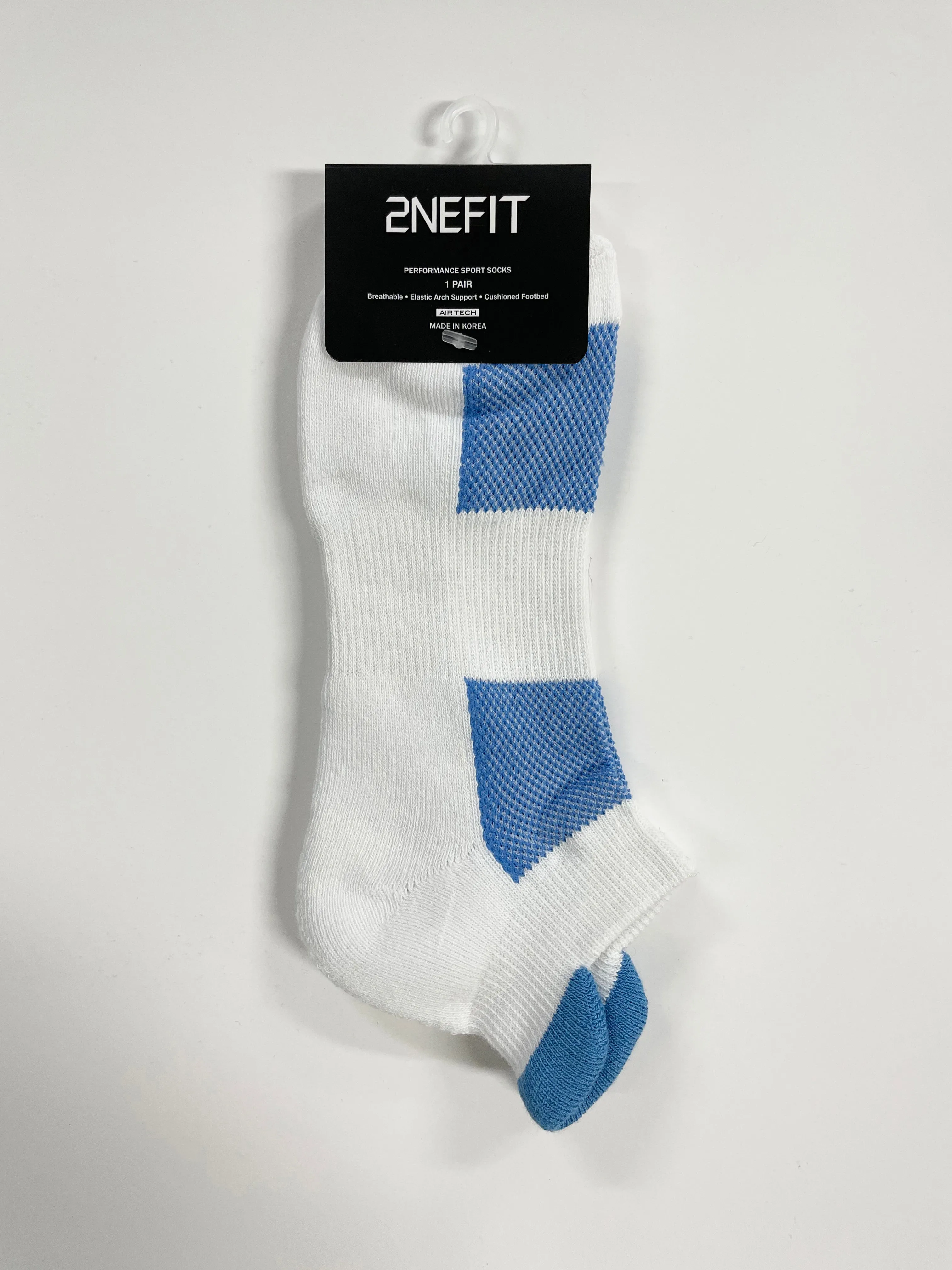 2NEFIT Men's Sports Cotton Half Cushion Ankle socks 1-pair