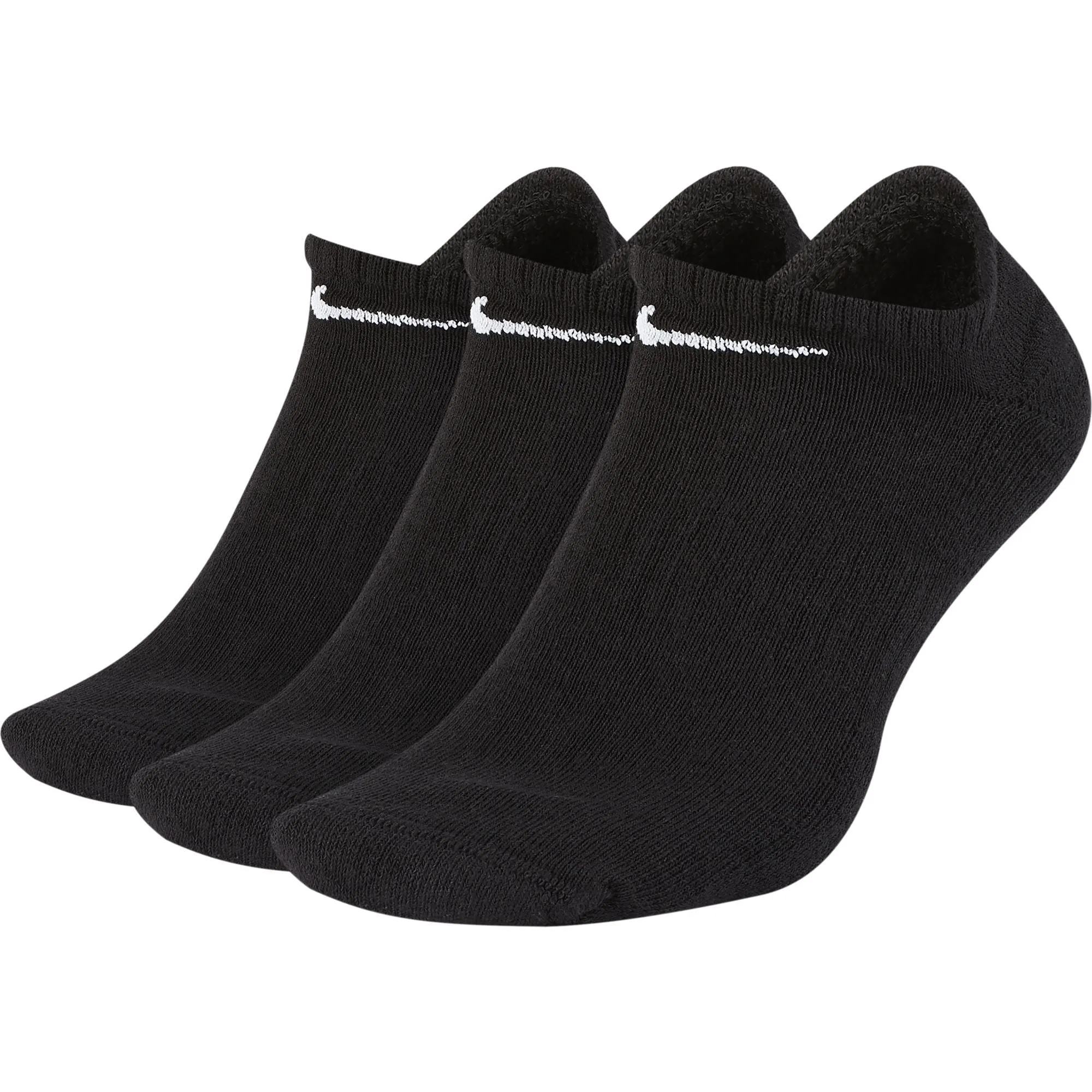 3 Pack Everyday Cushioned No Show Socks