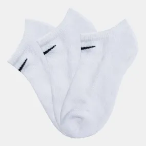 3 Pack Kids Basic No Show Socks