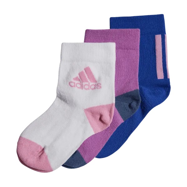 3 Pack Kids No Show Socks