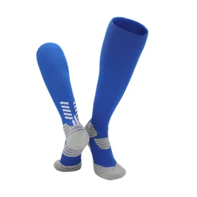 3 Pack Men's Thick Football Socks Blue