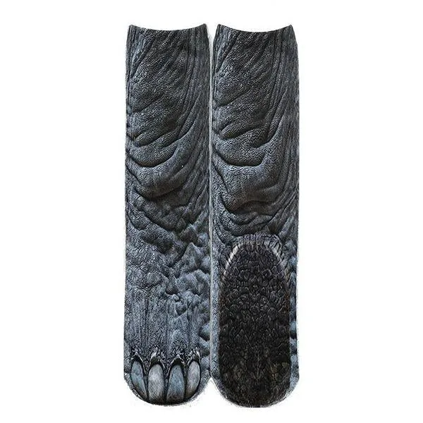 Adult 3D Cat and Dog Animal Foot Print Socks 34891102S