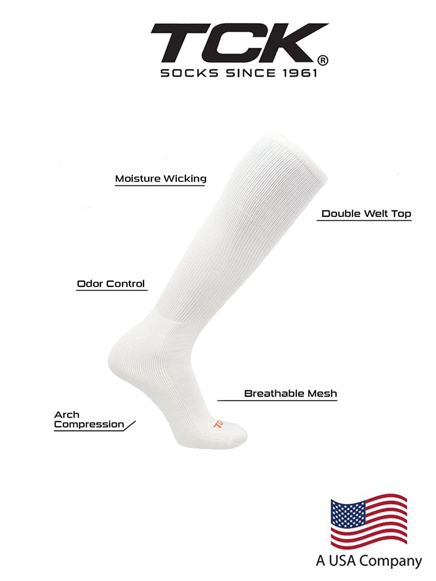 Adult Size Prosport Performance Tube Socks