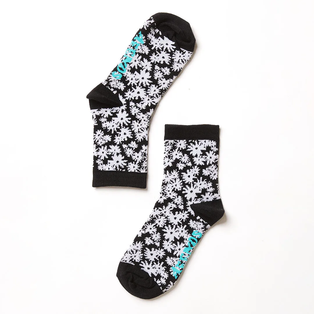 AFENDS Unisex Benny - Crew Socks - Black