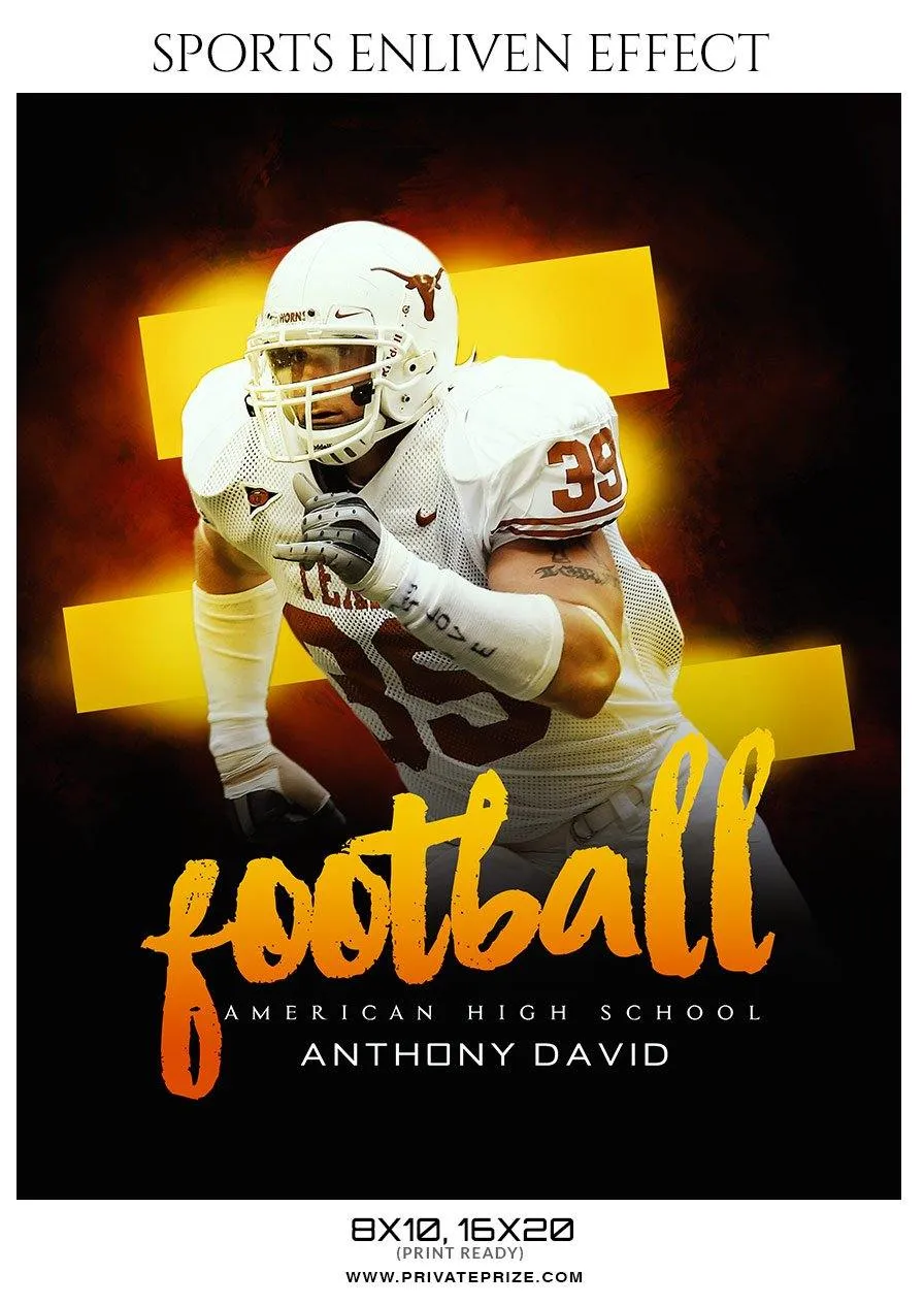 Anthony David - Football Sports Enliven Effect Photography Template