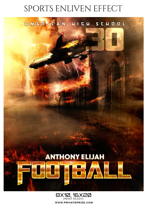 Anthony Elijah - Football Sports Enliven Effect Photography Template