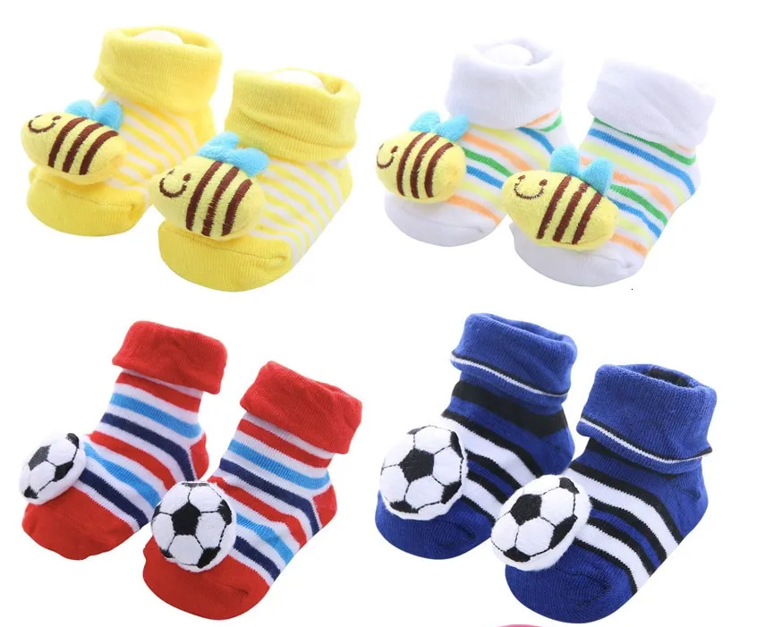 Baby Toddler 3D Decorative Image Anti-Slip Socks