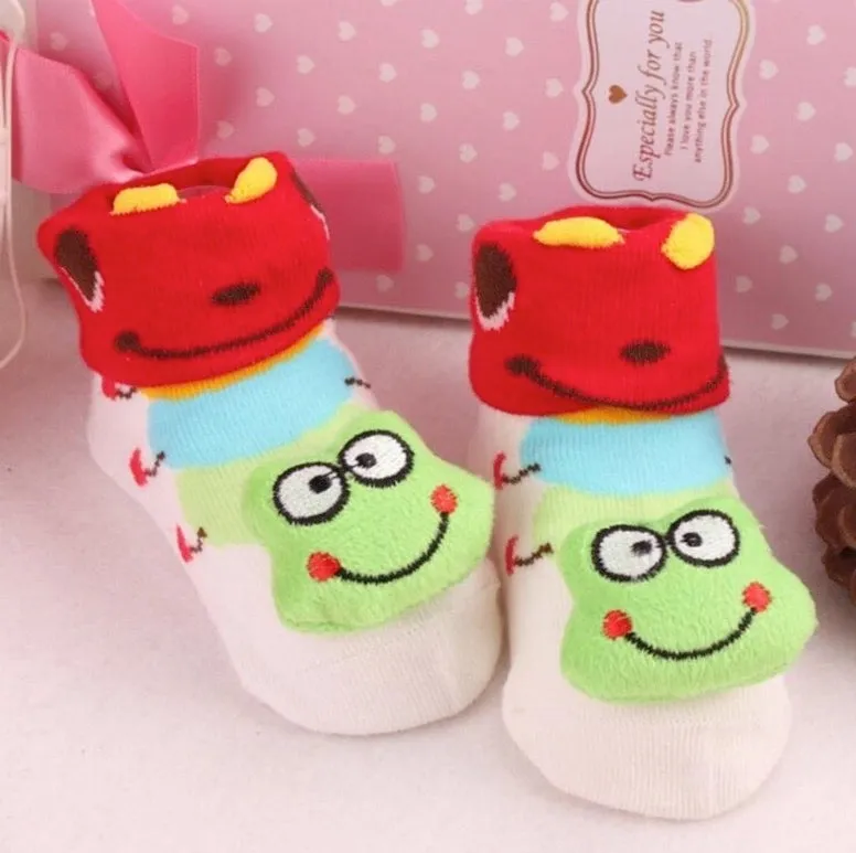 Baby Toddler 3D Decorative Image Anti-Slip Socks