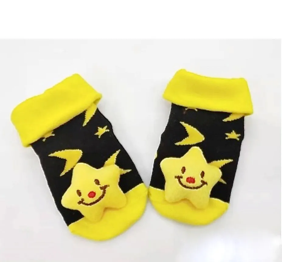 Baby Toddler 3D Decorative Image Anti-Slip Socks