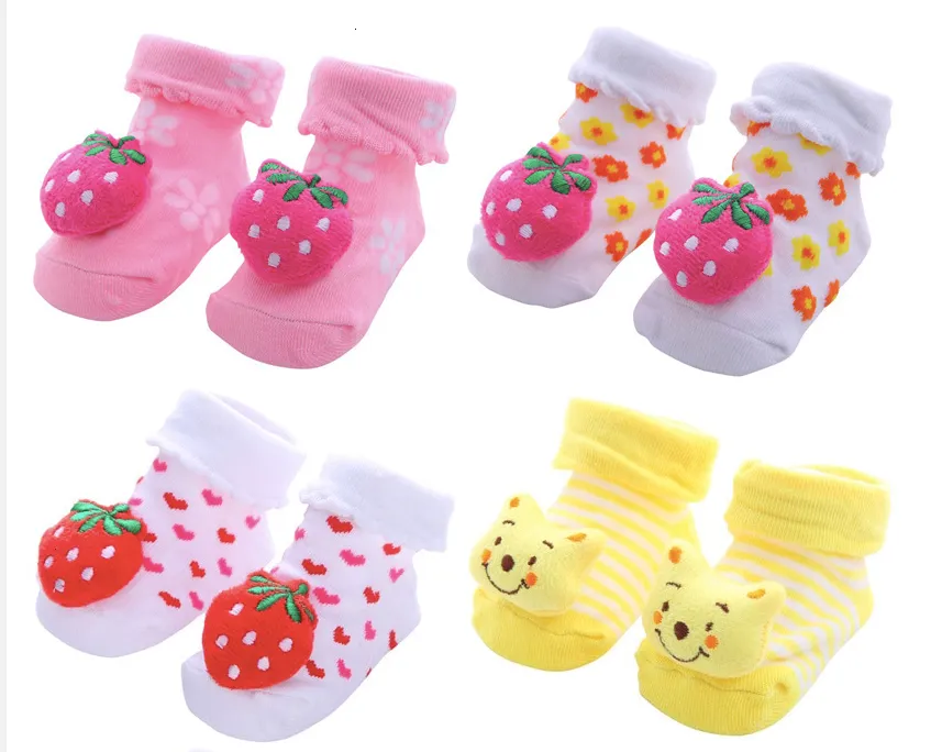 Baby Toddler 3D Decorative Image Anti-Slip Socks