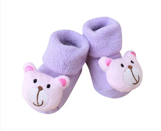 Baby Toddler 3D Decorative Image Anti-Slip Socks