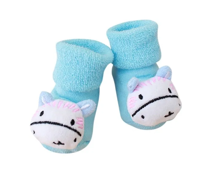 Baby Toddler 3D Decorative Image Anti-Slip Socks