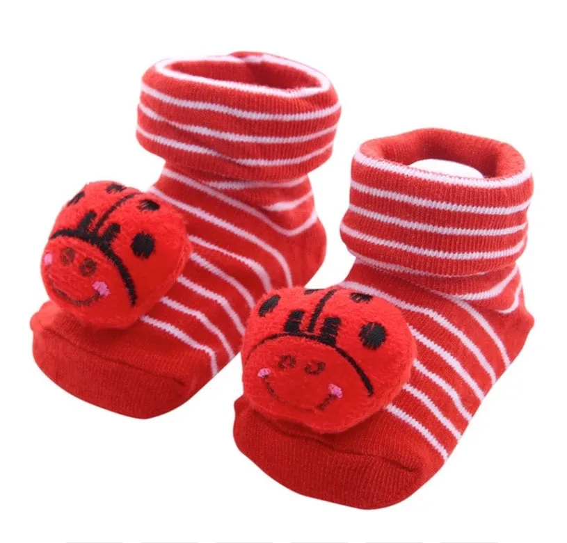 Baby Toddler 3D Decorative Image Anti-Slip Socks