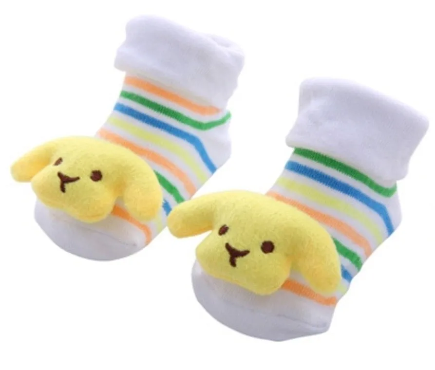 Baby Toddler 3D Decorative Image Anti-Slip Socks