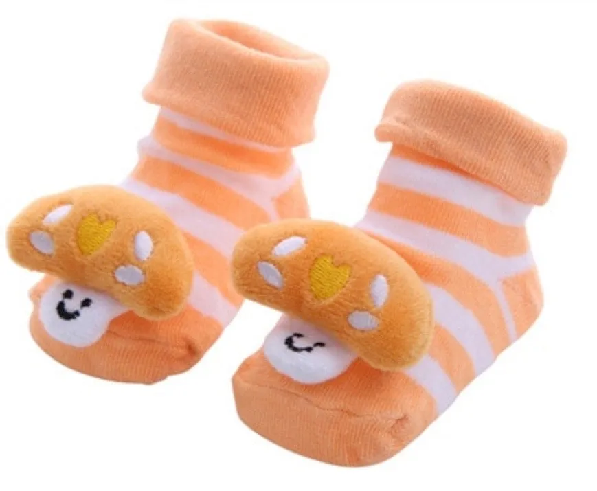 Baby Toddler 3D Decorative Image Anti-Slip Socks