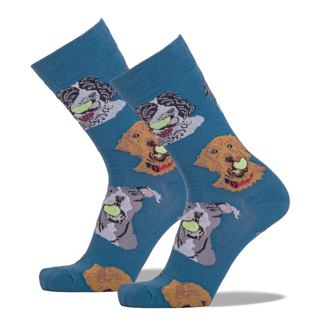 Ball Dog Socks Men's Crew Sock