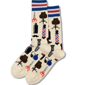 Barber Shop Men's Crew Socks