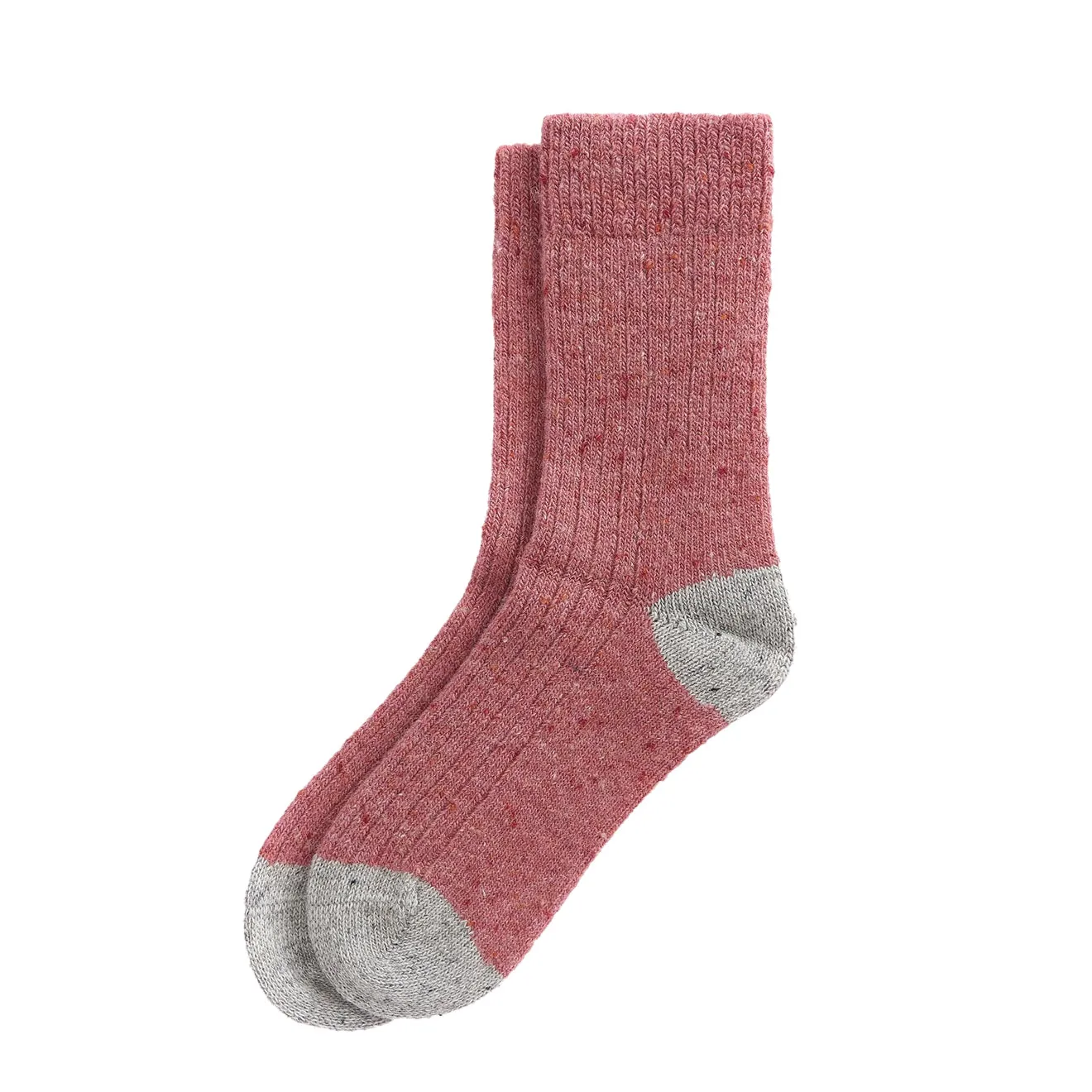 Barbour Ladies Houghton Socks Pink / Light Grey