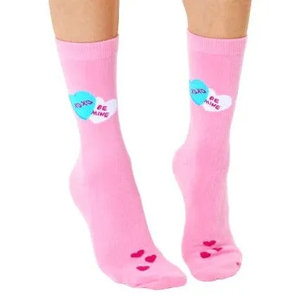 Be Mine 3D Crew Socks