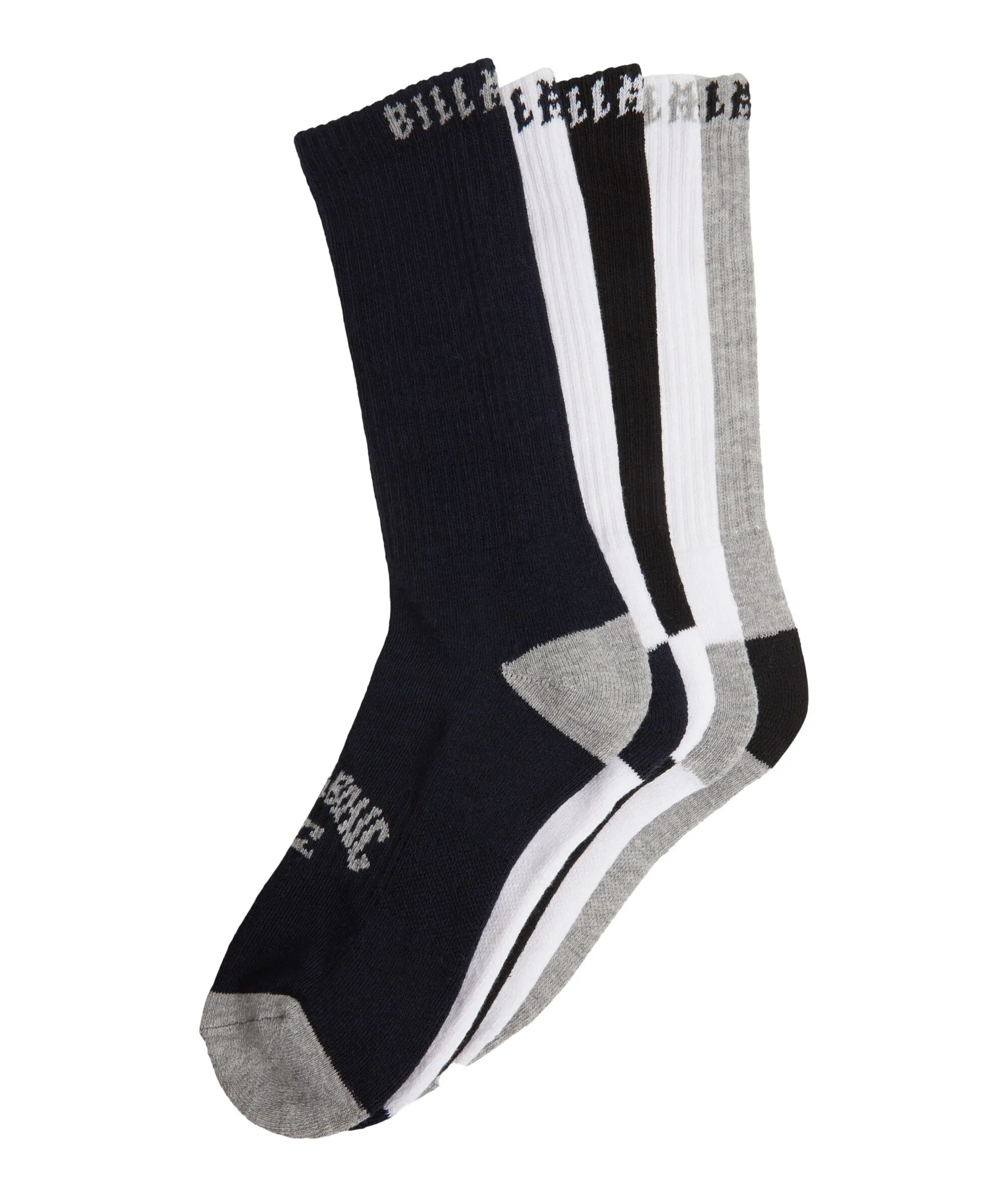 Billabong Youth Sports Socks 5 Pack