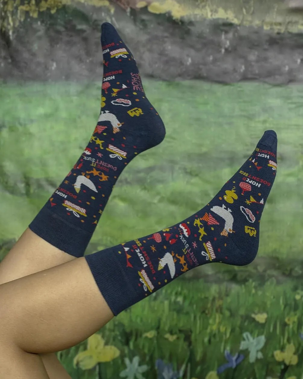 Birthday Duck Neck Socks