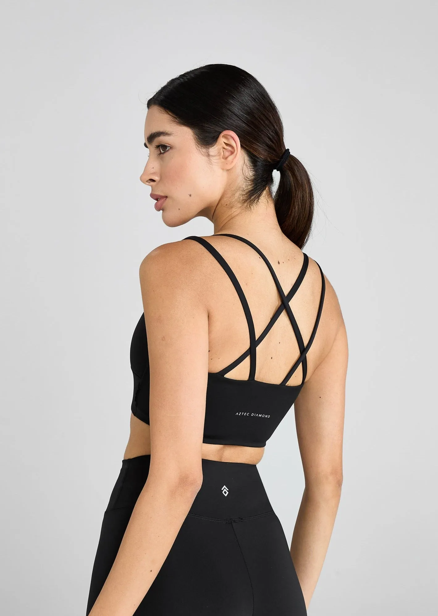 Black Bonded Sports Bra