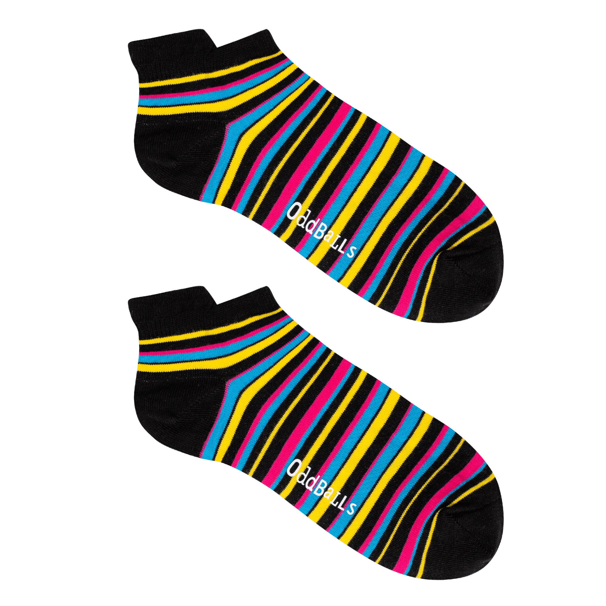 Black Stripes - Ankle Trainer Socks