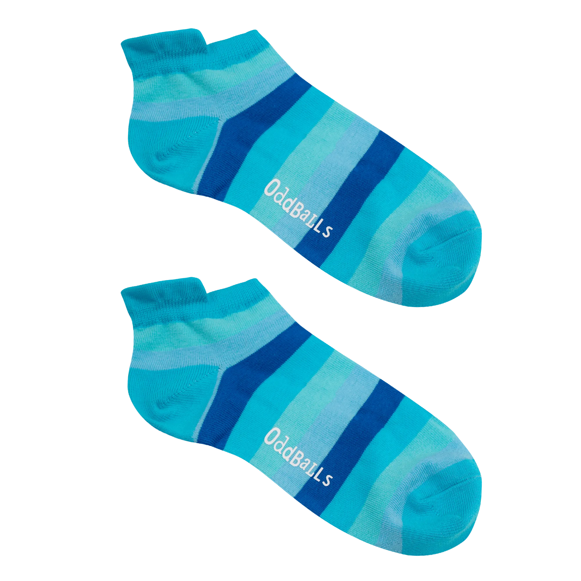 Blue Stripes - Ankle Trainer Socks