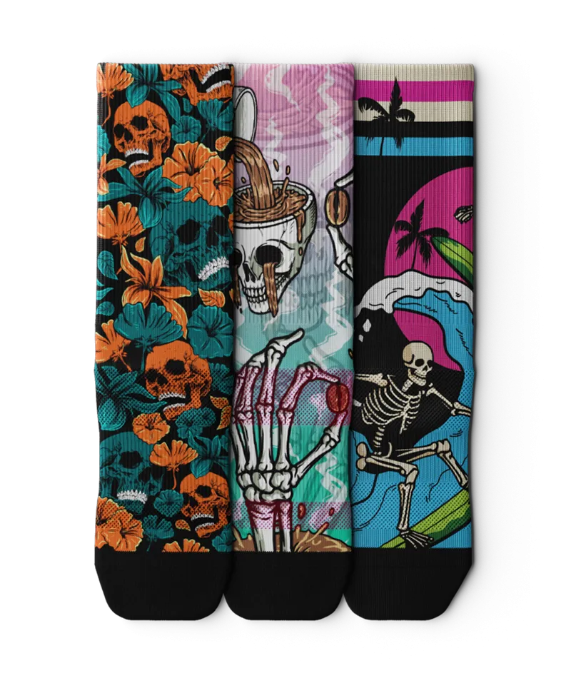 Bones Crew Socks 3-Pack