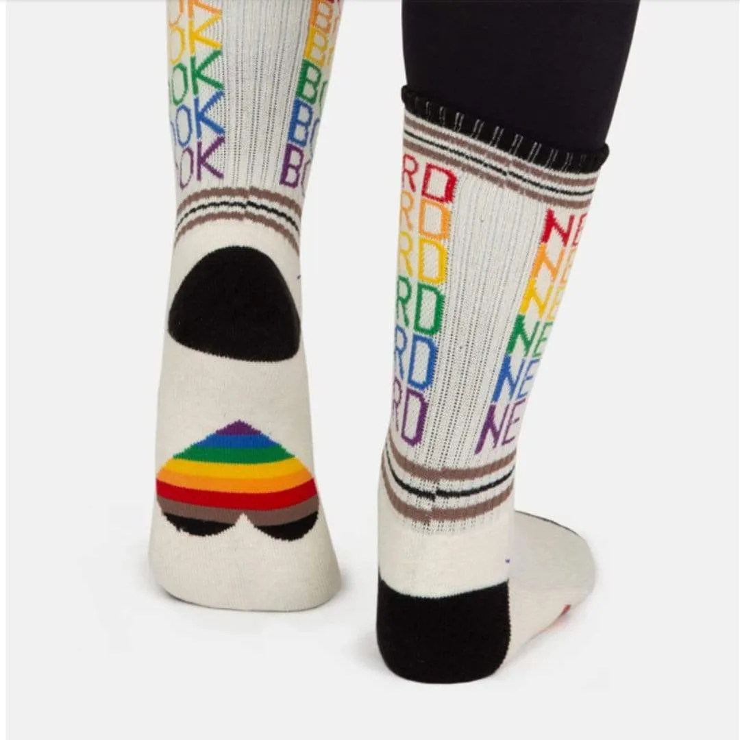 Book Nerd Pride Crew Socks