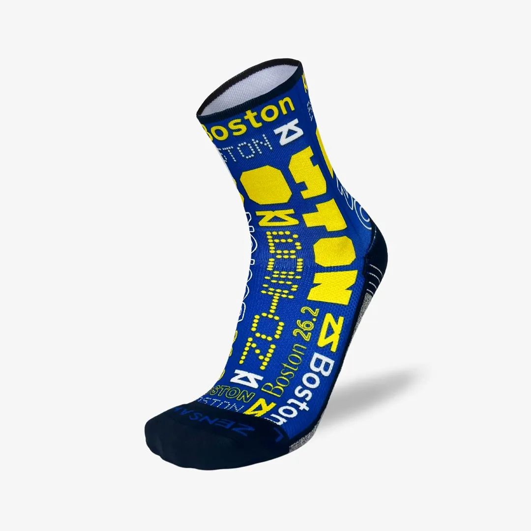 Boston Blue and Yellow Socks (Mini-Crew)