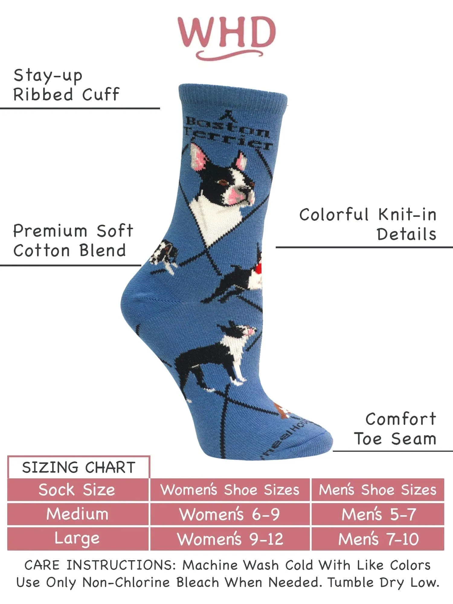 Boston Terrier Socks Perfect Dog Lovers Gift