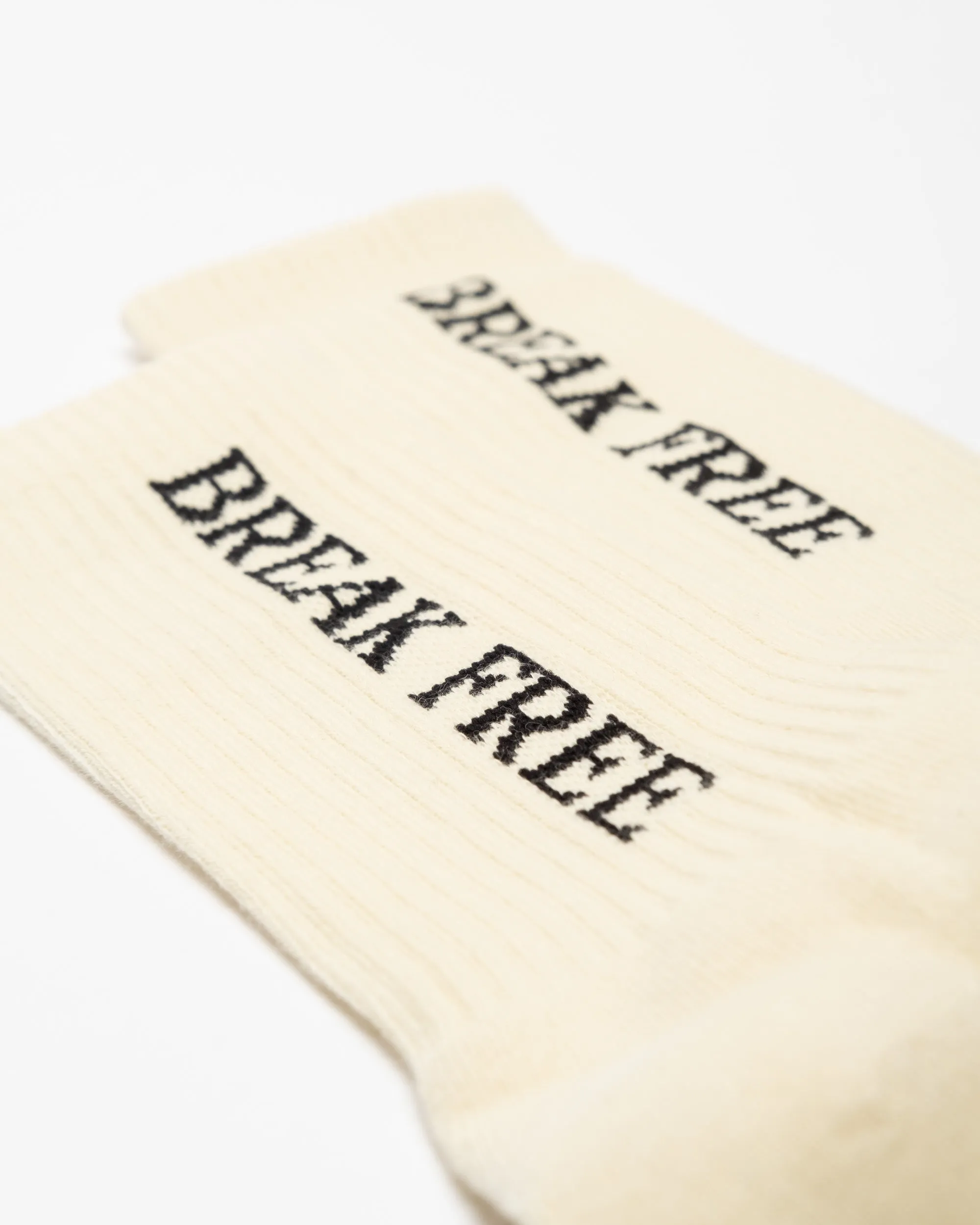 Break Free Socks 1 pack Cream White