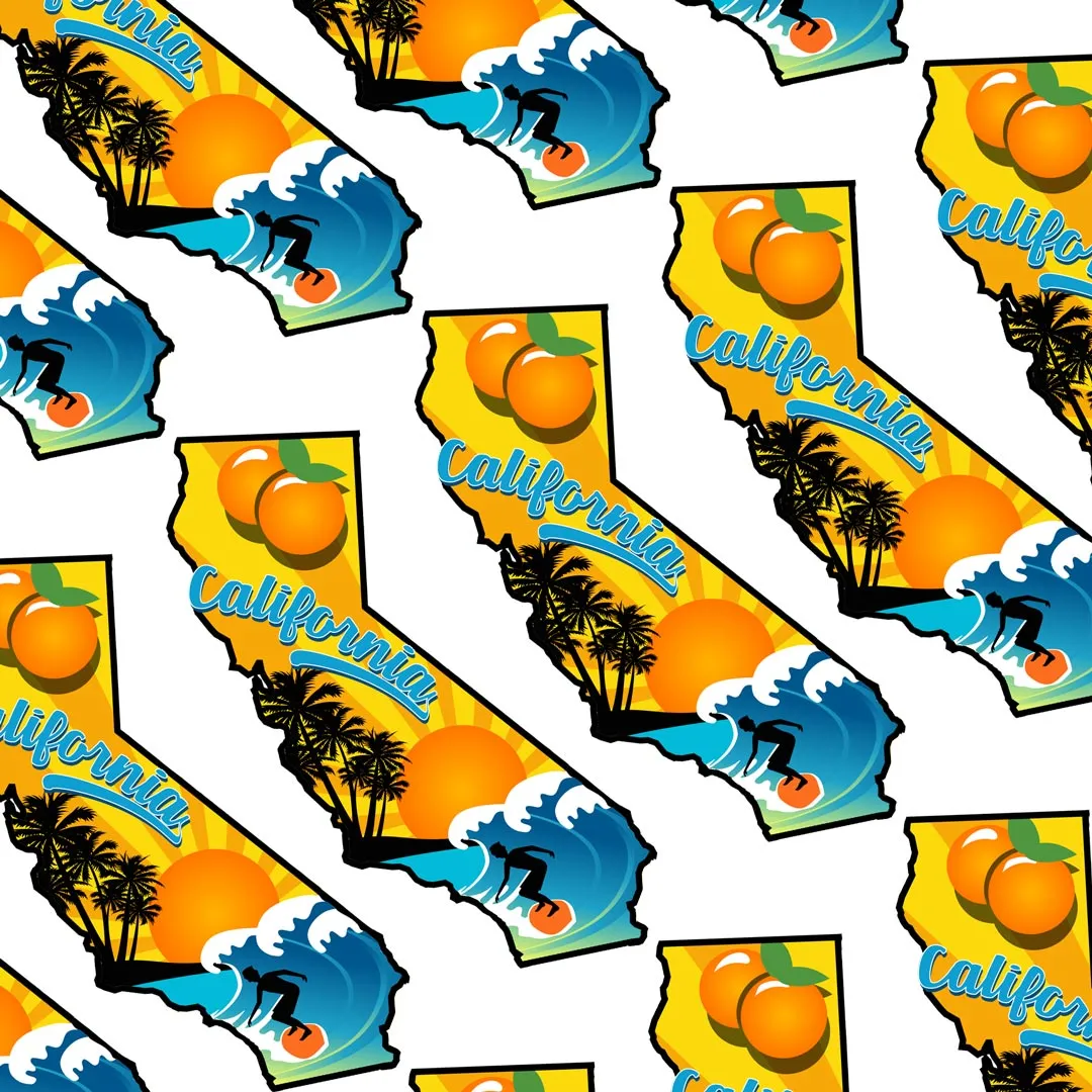 California State Running Socks (Mini-Crew)