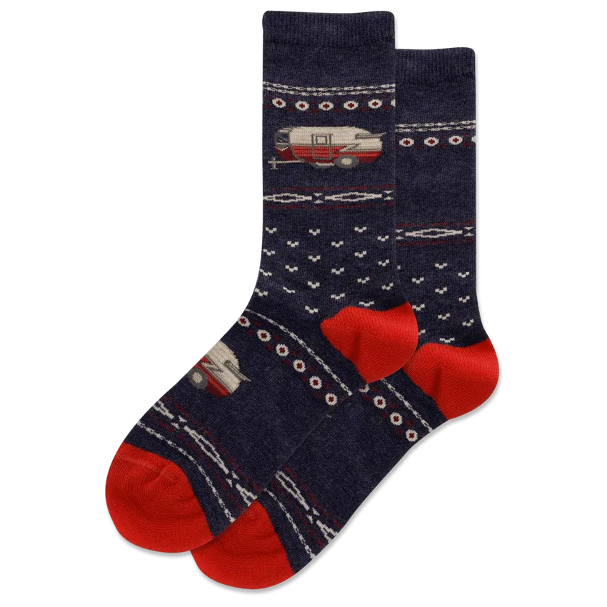 Camper Fair Isle Kid's Crew Socks