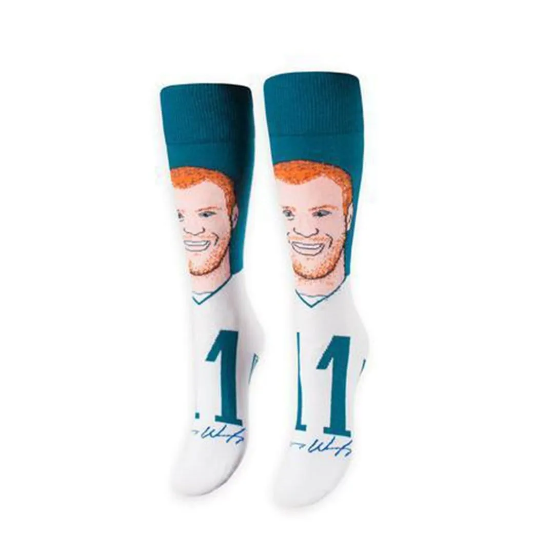 Carson Wentz Socks Unisex Crew Sock