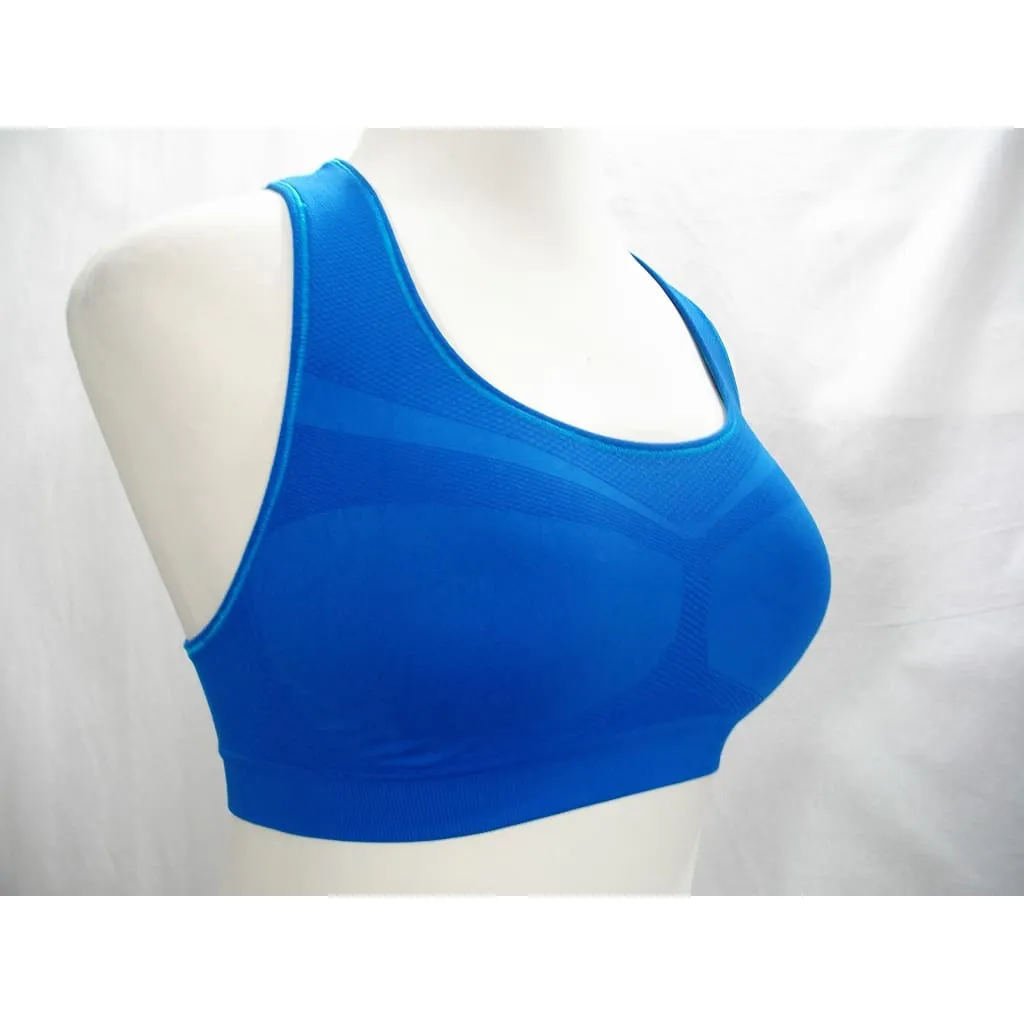 Champion 2900 Freedom Seamless Wire Free Sports Bra MEDIUM Bozzetto Blue NWT