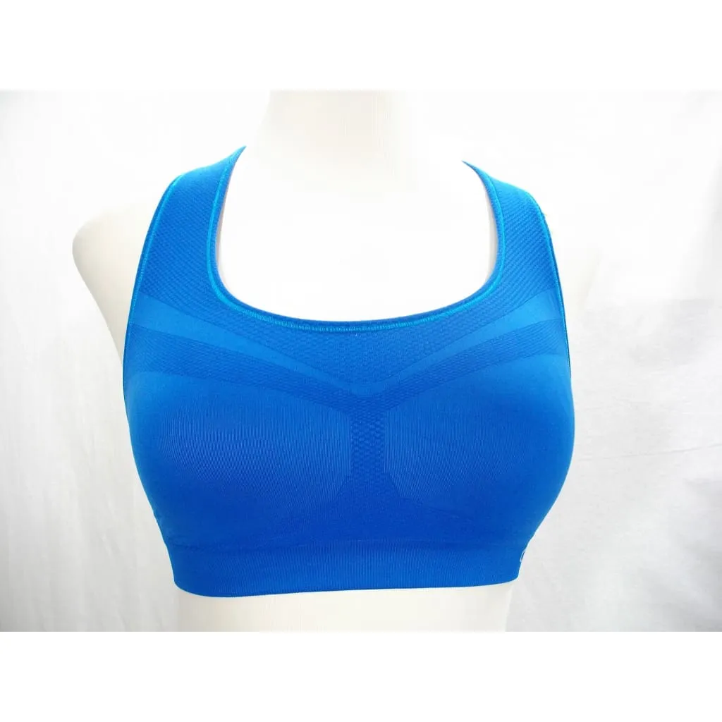 Champion 2900 Freedom Seamless Wire Free Sports Bra MEDIUM Bozzetto Blue NWT