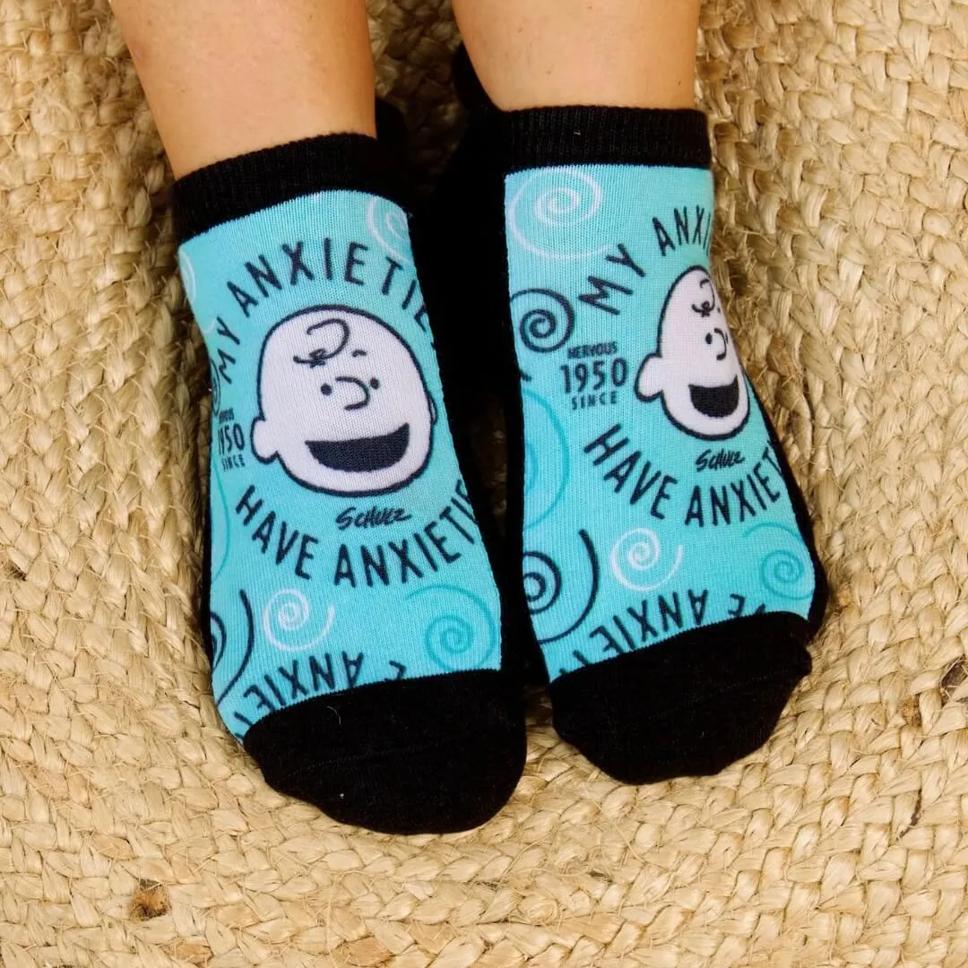 Charlie Brown & Friends Ankle Diabetic Socks Bundle 3-Pack