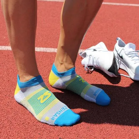 Cloud Cushion Running Socks (No Show)