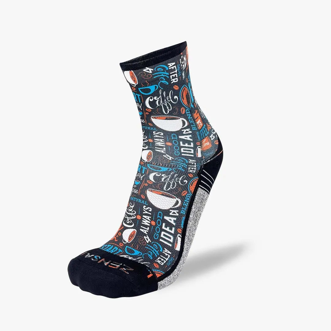 Coffee Doodle Socks (Mini-Crew)