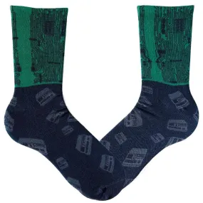 Computer Circuit Board Socks Unisex Crew Sock