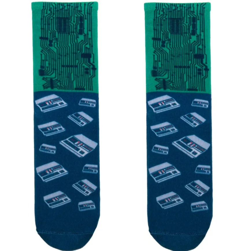 Computer Circuit Board Socks Unisex Crew Sock