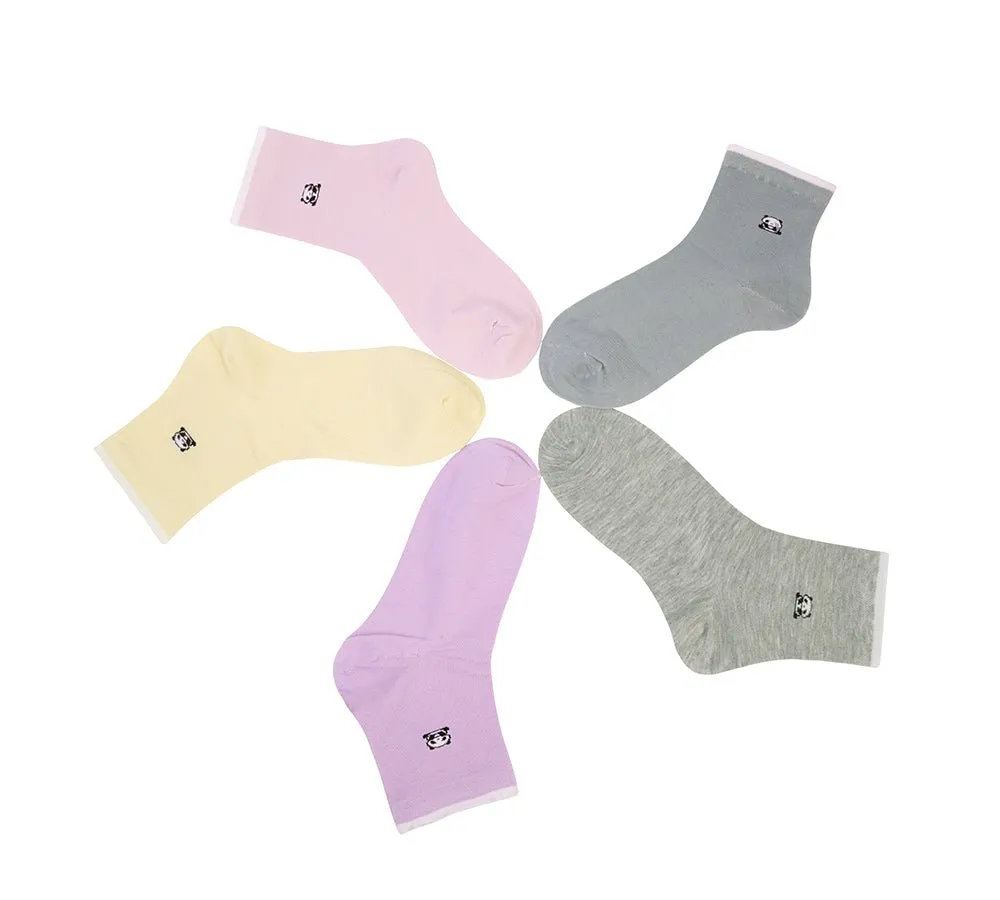 Cotton Quarter Crew Socks One Pair