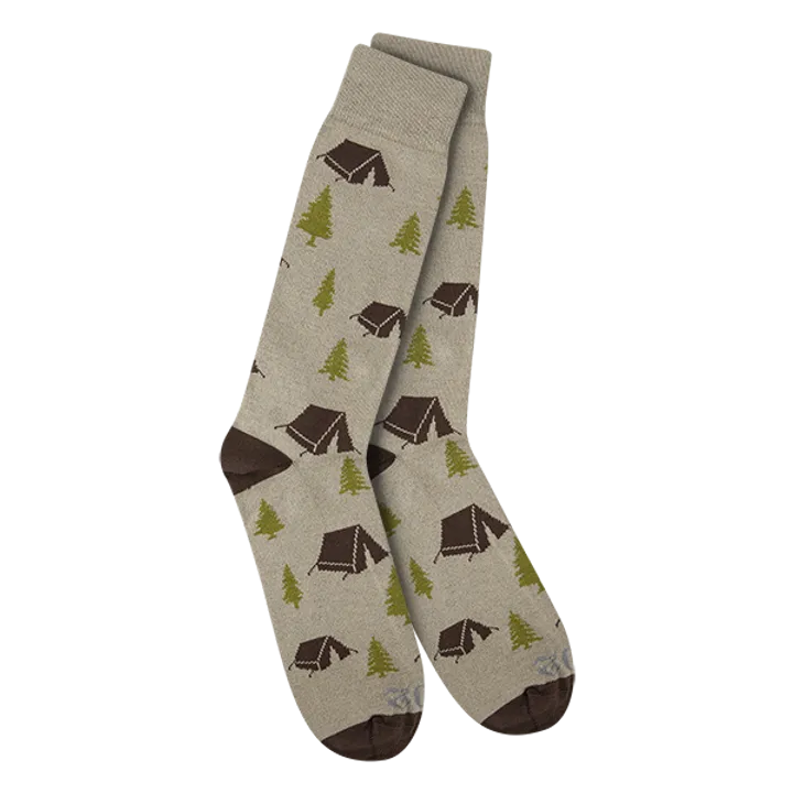 Crescent Sock Co,  World's Softest Men's Camping Dress Socks - Large