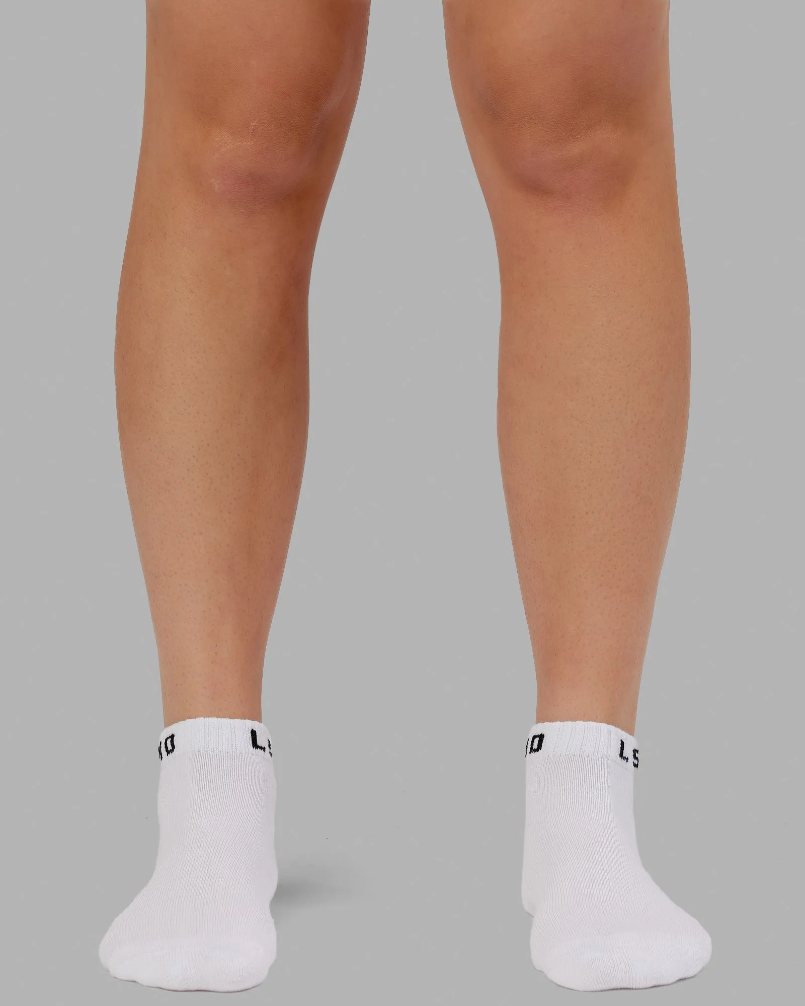 Daily 3 Pack Ankle Socks - White