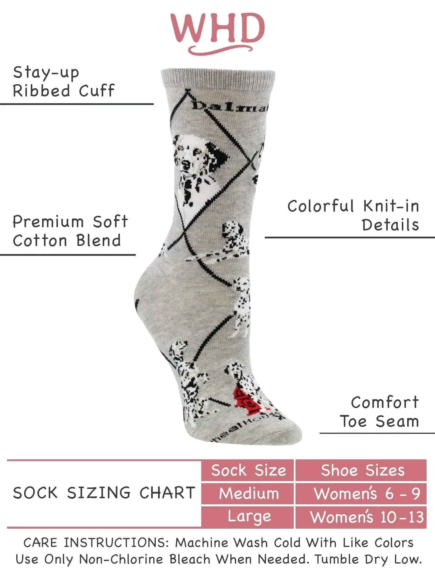 Dalmation Socks Perfect Dog Lovers Gift