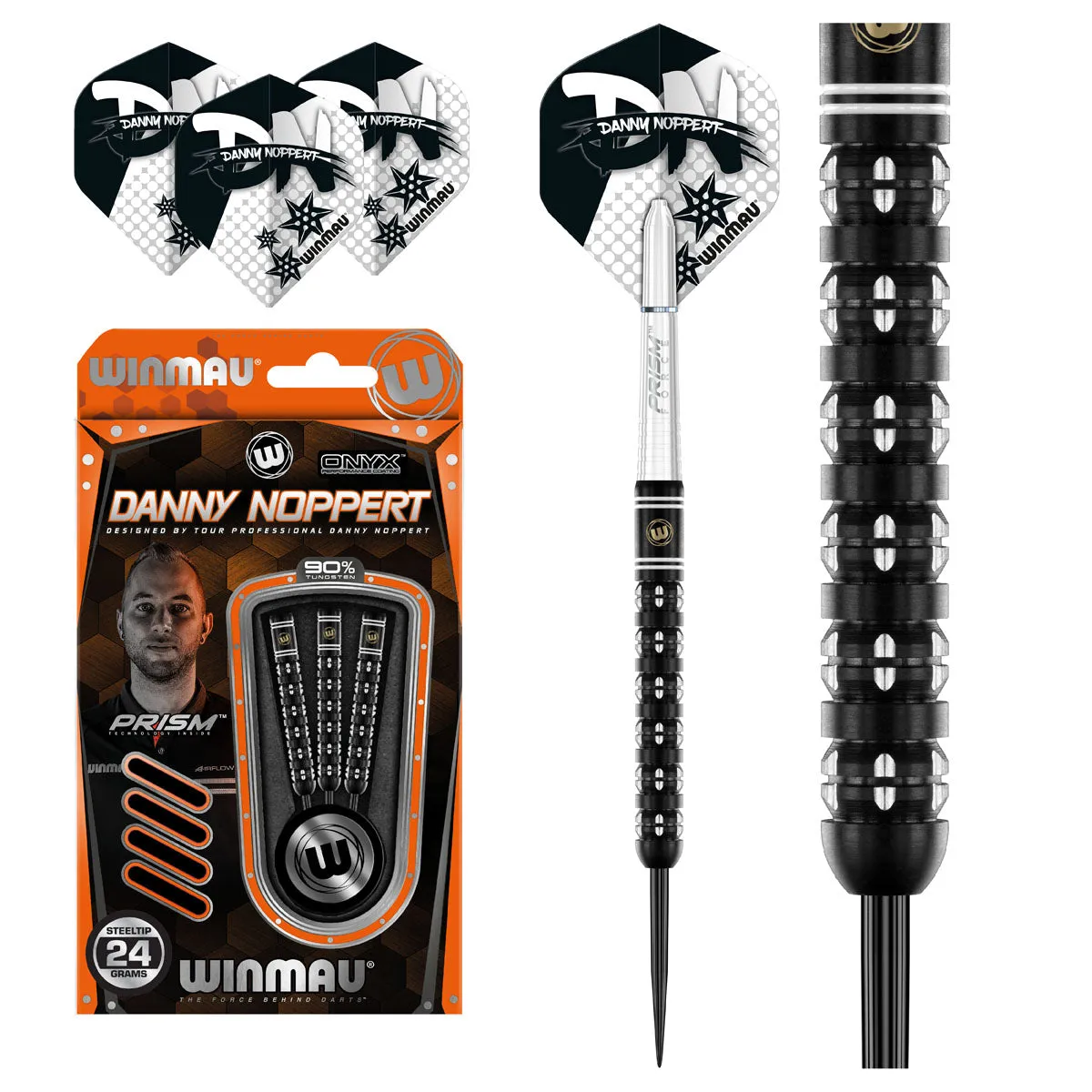 Danny Noppert Freeze Edition 90% Tungsten Steel Tip Darts by Winmau